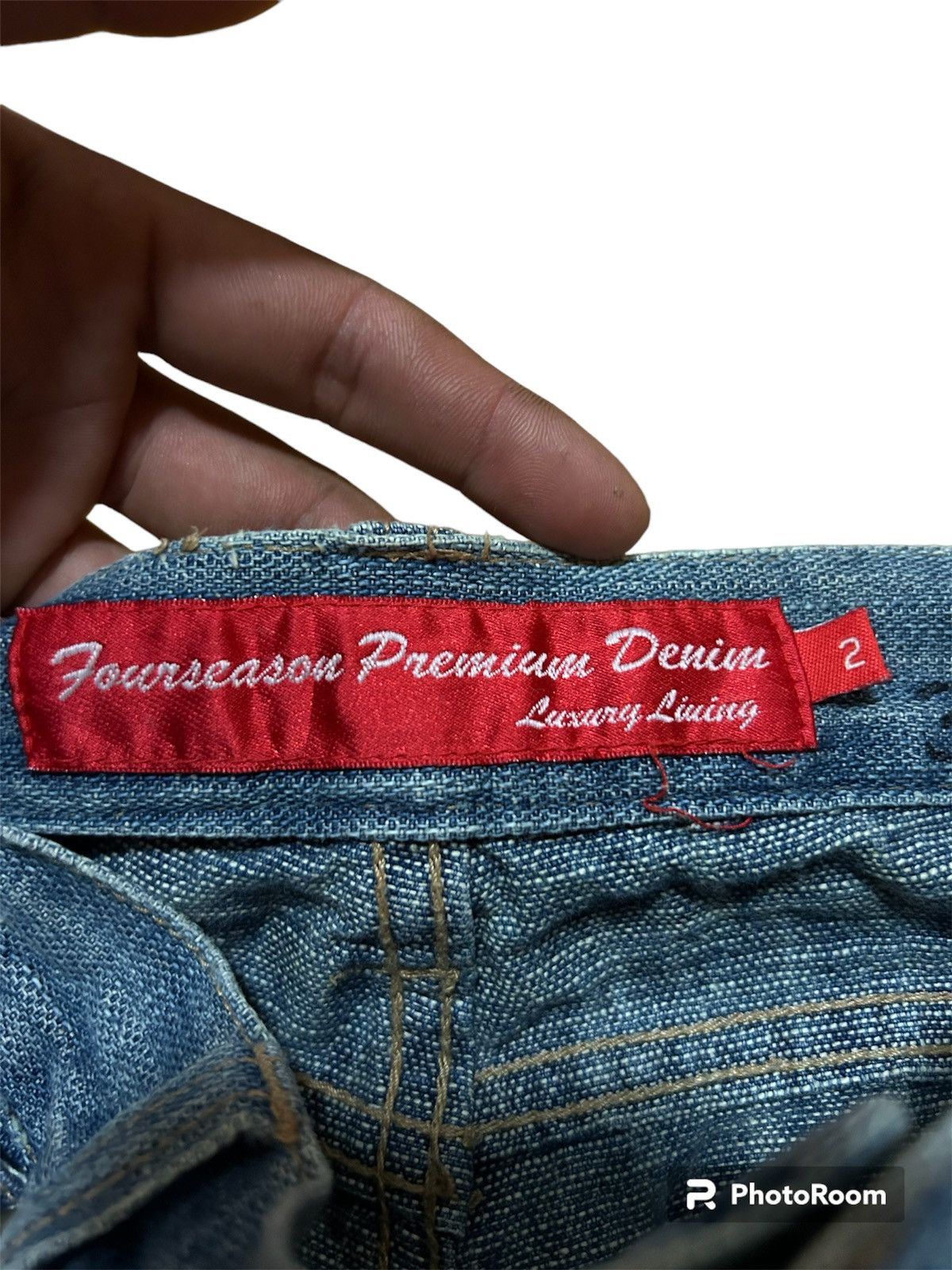 If Six Was Nine × Japanese Brand 💥 FOURSEASON DIRTY JEWEL DISTRESSED JEANS🔥🔥 Size US 32 / EU 48 - 11 Thumbnail