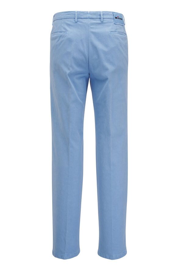 Kiton o1mtch0225 Chino in Light Blue Size US 40 / EU 56 - 2 Thumbnail