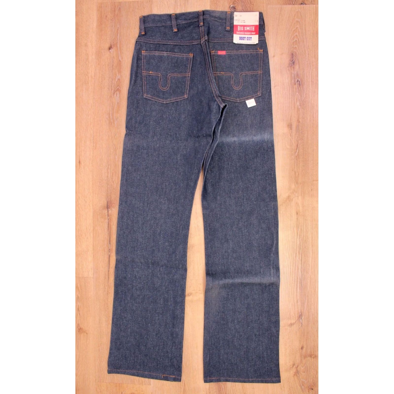 Vintage VINTAGE 70s Big Smith Jeans Boot Cut 30x34 Blue Mens Size US 30 / EU 46 - 3 Thumbnail