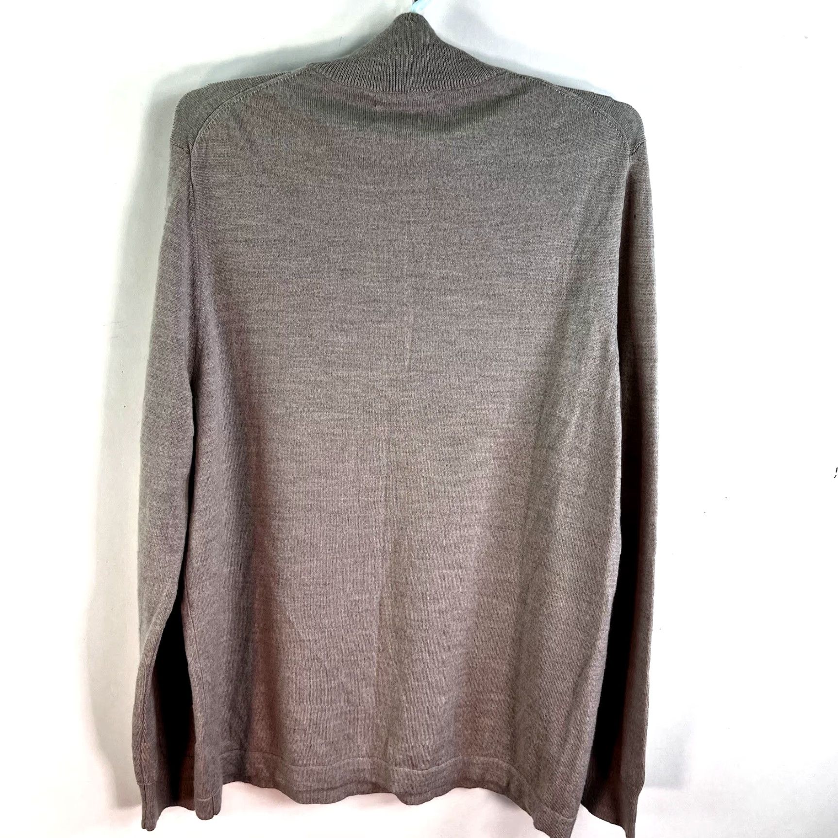 Joseph Abboud VINTAGE Joseph Abboud Men's Sweater 1/4 Zip Wool Pullover Size L Beige Classic Casual Size US L / EU 52-54 / 3 - 7 Thumbnail