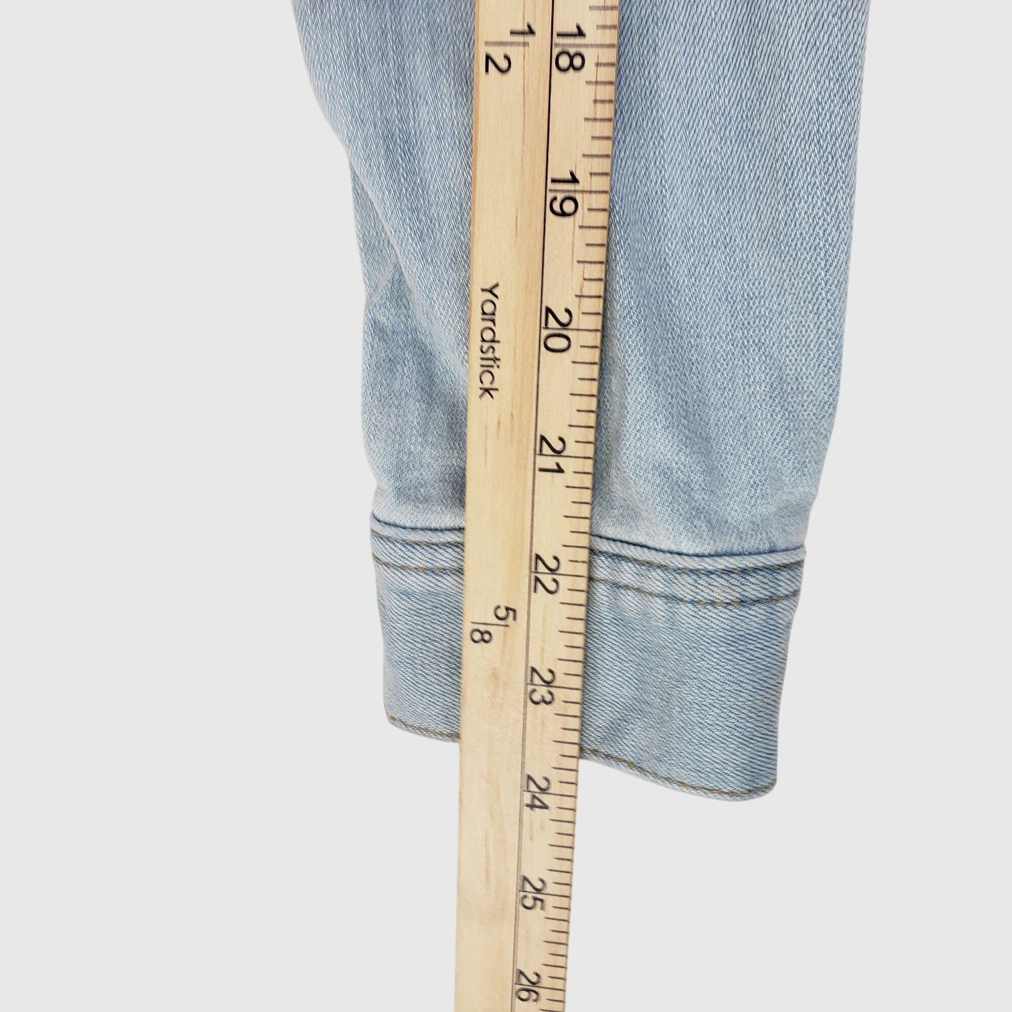 Melrose Melrose and Market Womens Light Wash Denim Jacket Classic Fi Size M / US 6-8 / IT 42-44 - 7 Thumbnail