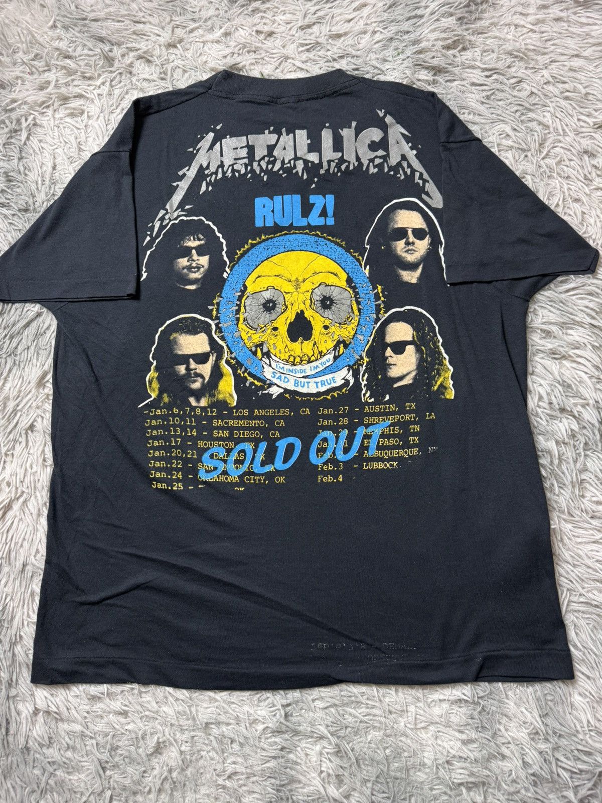 Metallica Vintage Metallica Sad But True 90’s Size US XL / EU 56 / 4 - 5 Thumbnail