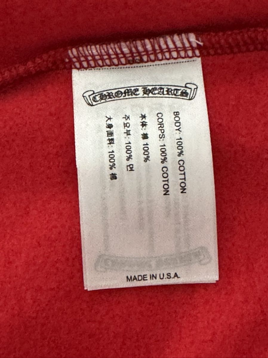 Chrome Hearts Chrome Hearts Red Scroll Hoodie Size US XXL / EU 58 / 5 - 8 Thumbnail