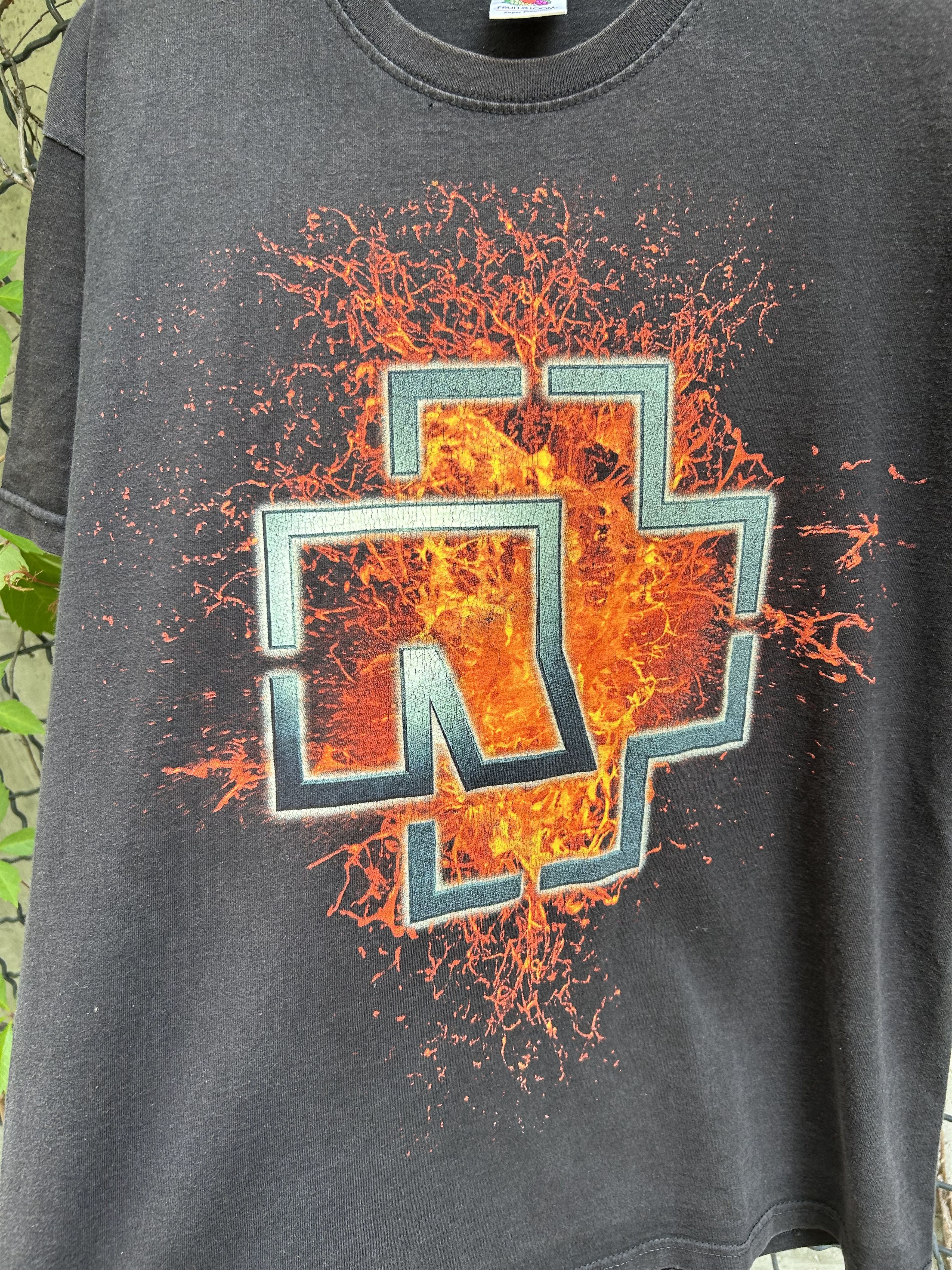 Band Tees Vintage 2000s Rammstein Rock Band T-shirt Size US M / EU 48-50 / 2 - 4 Thumbnail