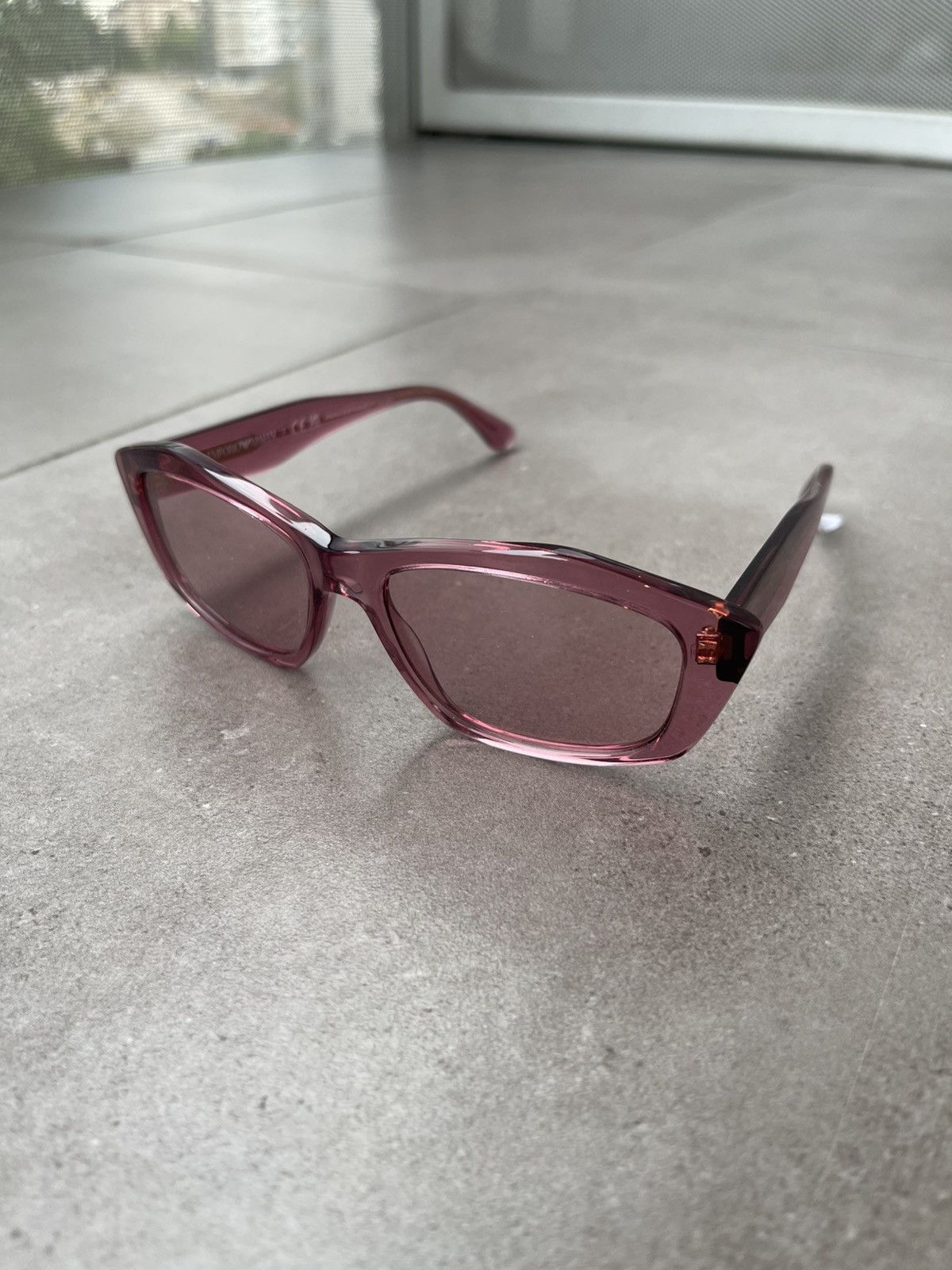 Emporio Armani !DS! Emporio Armani EA4187 5544/84 Cherry Pink Sunglasses Size ONE SIZE - 2 Thumbnail