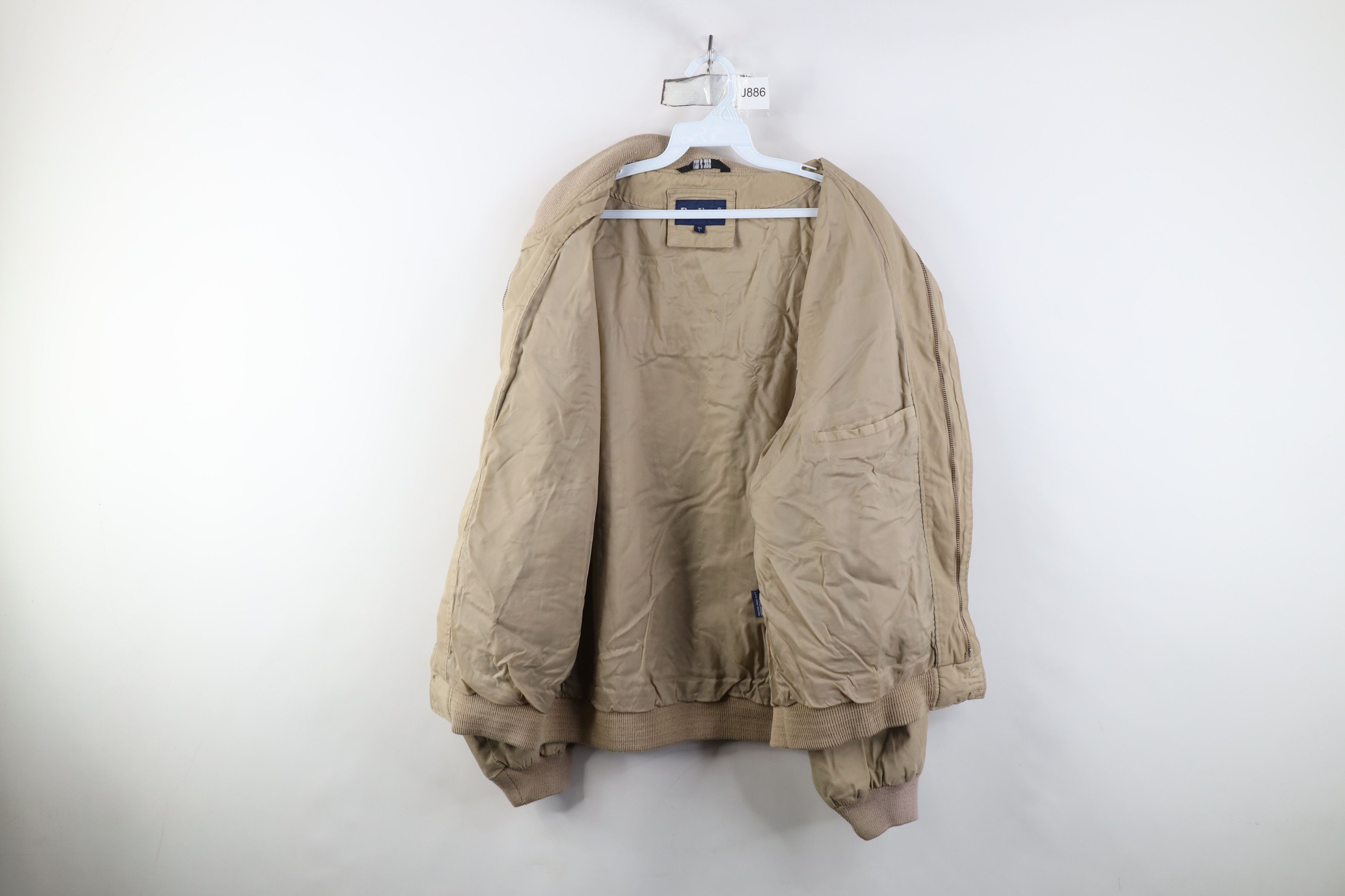 Vintage Vintage 90s Streetwear Catalina Bomber Jacket Beige Size US L / EU 52-54 / 3 - 9 Thumbnail