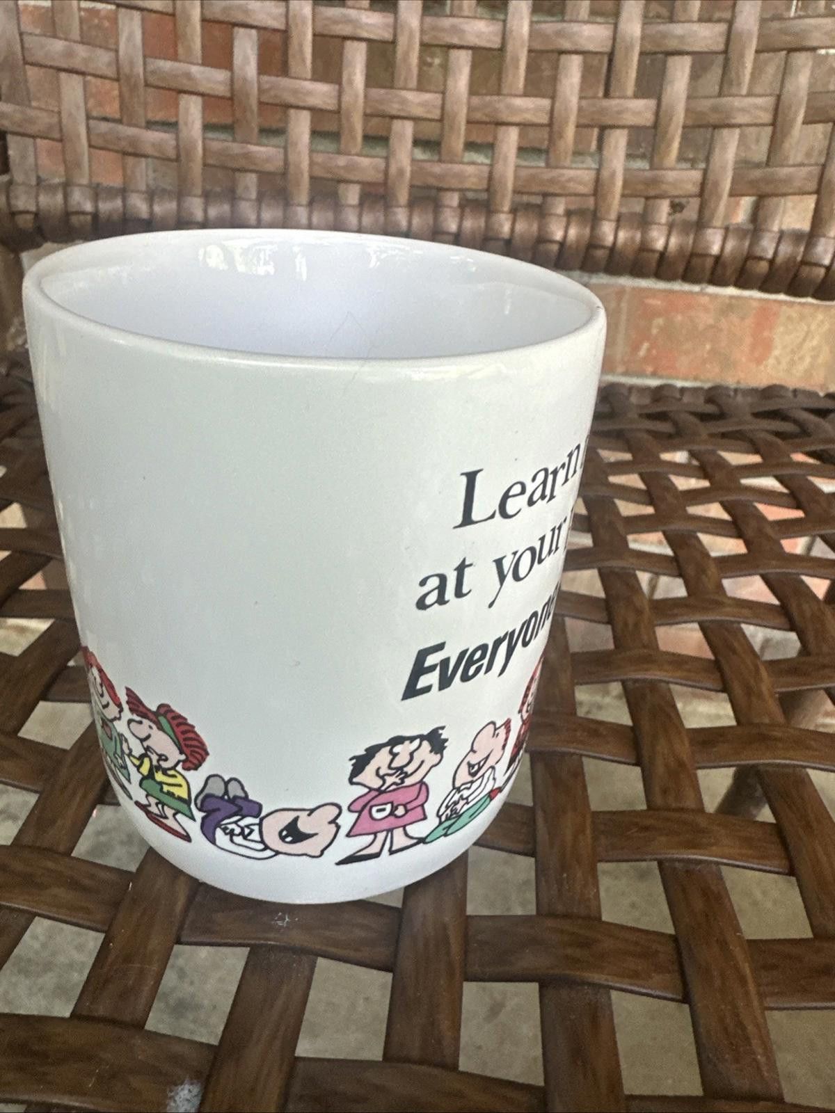Designer Vintage American Greetings Learn to Laugh Coffee Mug 3.5" Size ONE SIZE - 4 Thumbnail