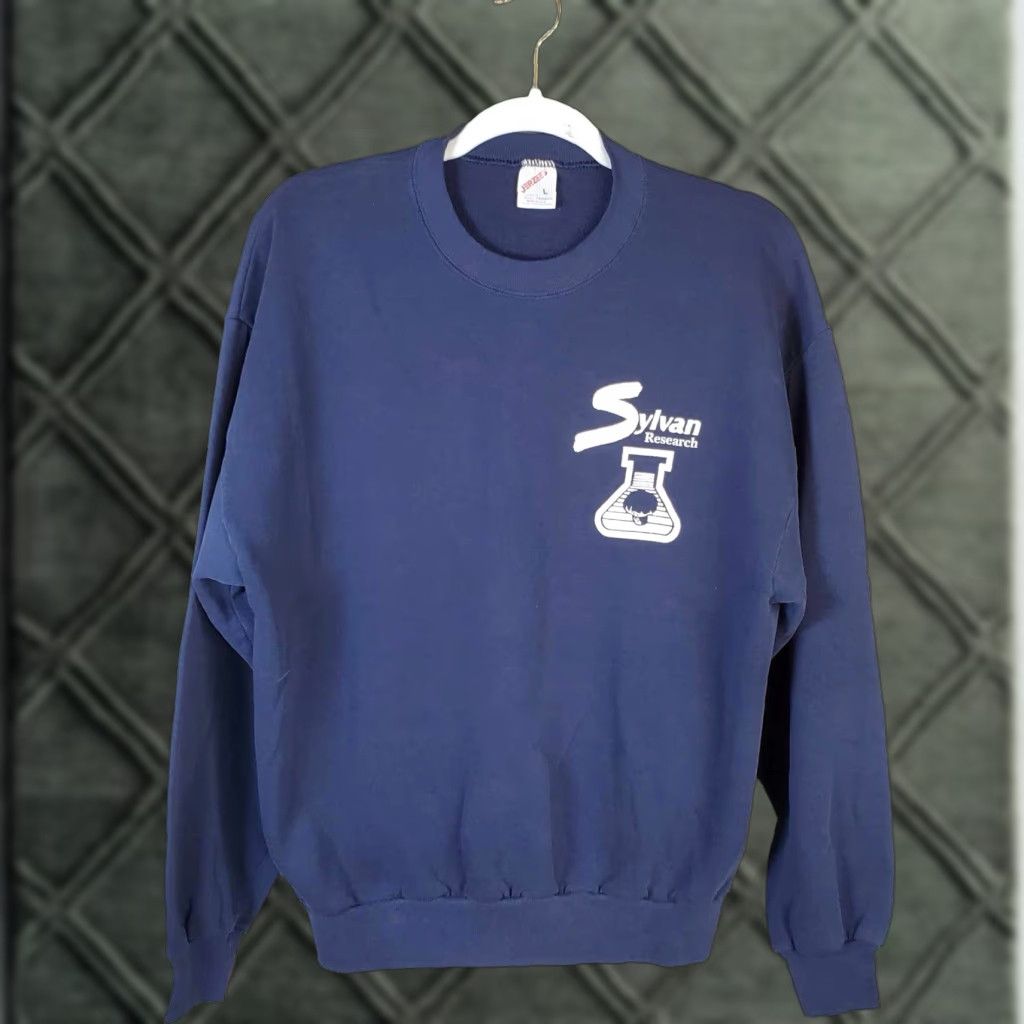 Jerzees VINTAGE Jerzees Sylvan Research Crewneck Sweater Large L Mens USA 1990s Grunge Shirt Size US L / EU 52-54 / 3 - 1 Thumbnail