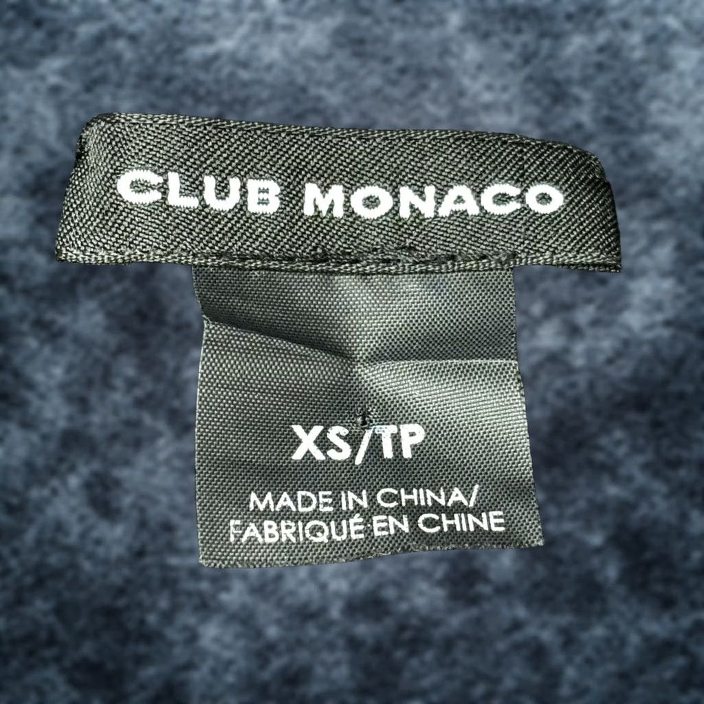 Club Monaco Silk Tank Top Women's Xs Tank Sleeveless Black Sheer Pullover Lightweight Chiffon Retro? No Vintage, Women's