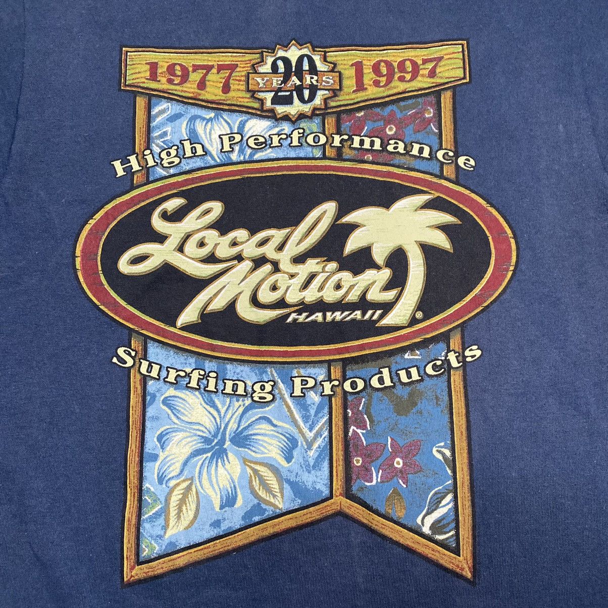 Vintage Vintage 20 years Local Motion Surfing T Shirt Size US S / EU 44-46 / 1 - 9 Thumbnail