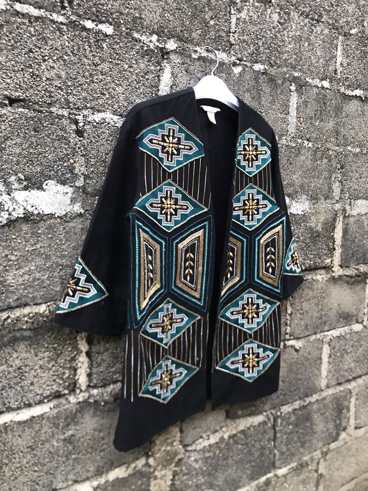 H&M × Native 🔥H&M Embroidered Print Navajo Cardigan/Jacket Size XS / US 0-2 / IT 36-38 - 3 Thumbnail