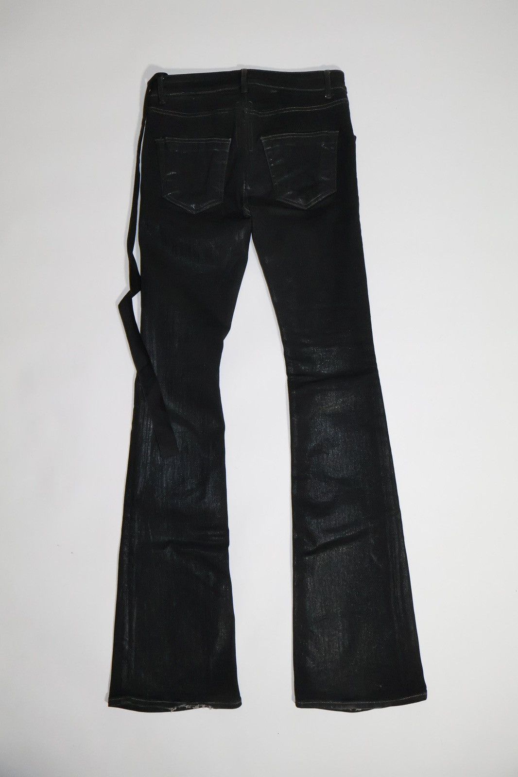 Rick Owens Rick Owens Waxed Coated Tyrone Bootcut Denim Size US 30 / EU 46 - 2 Thumbnail