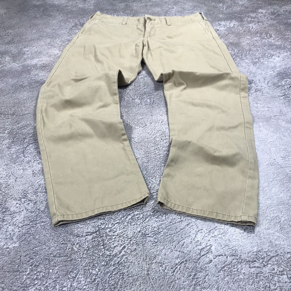 Vintage Vintage Y2K Baggy Chino Pants Relaxed Fit Streetwear Logo 27 Size US 27 - 1 Thumbnail