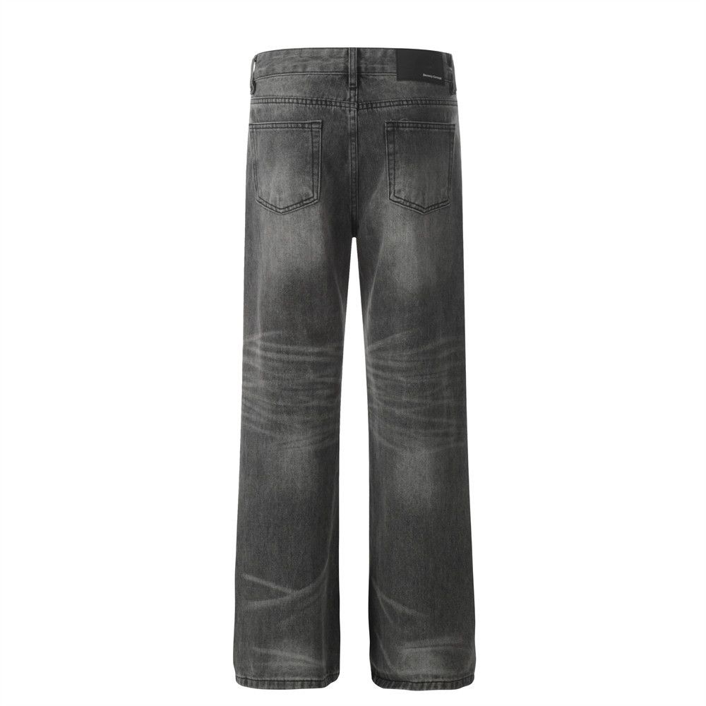 Japanese Brand × Jean Punk retro washed gradient straight jeans men's y2k Size US 34 / EU 50 - 4 Thumbnail