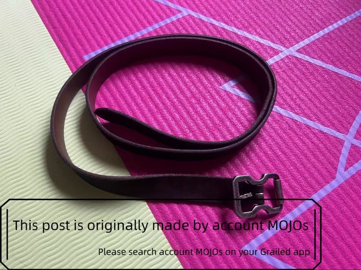 Maison Margiela Sz 100 Maison Martin Margiela Leather Brown Belt mojos0212 Size ONE SIZE - 4 Thumbnail
