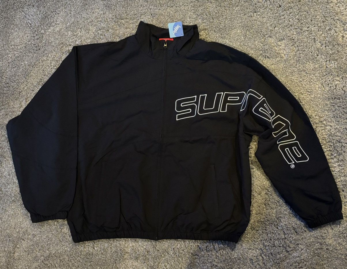 Supreme Curve Track Jacket Black XL
