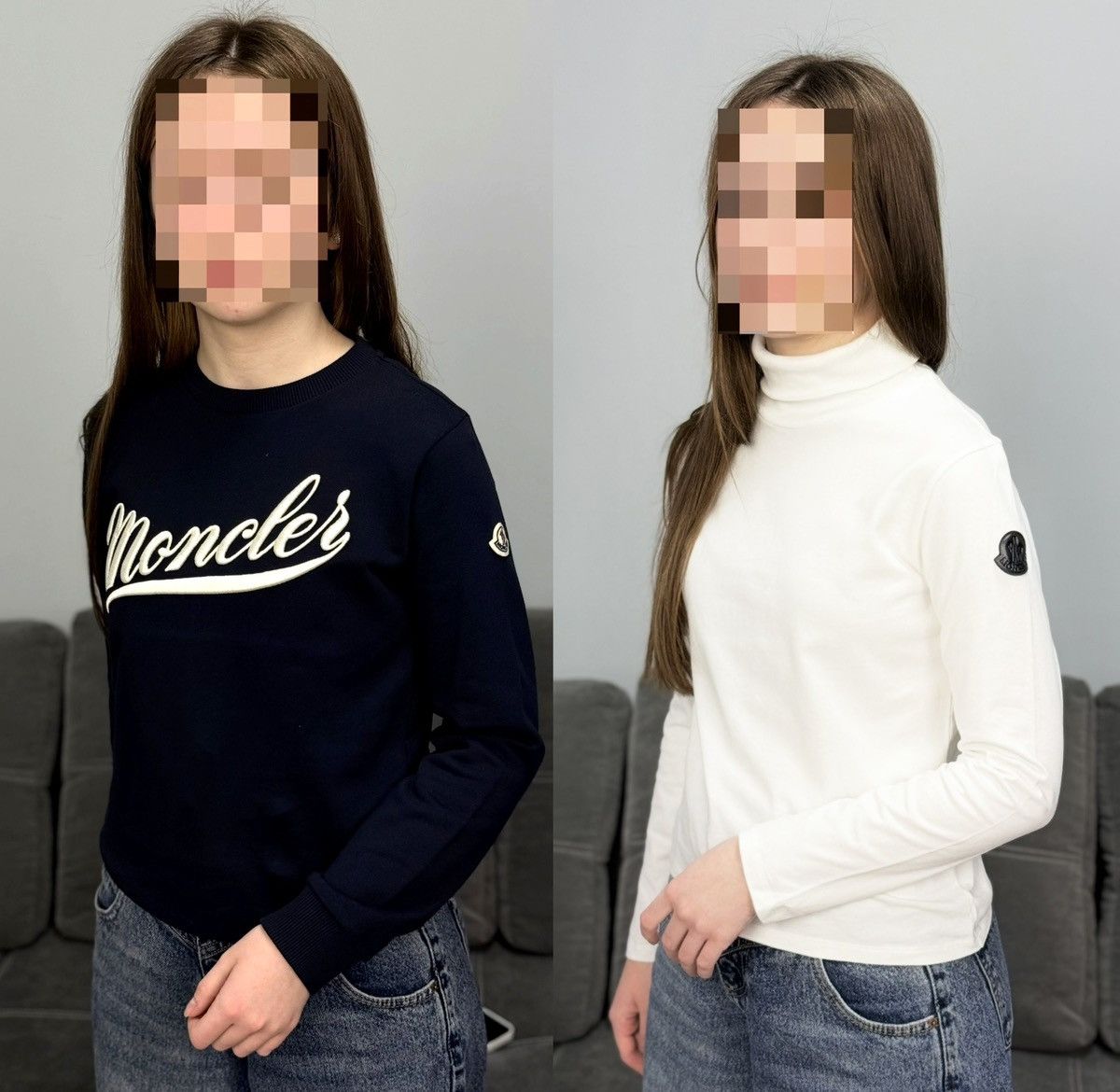Moncler Moncler 2 Piece Set Fits Women XS Turtleneck + Sweatshirt Size XS / US 0-2 / IT 36-38 - 1 Thumbnail