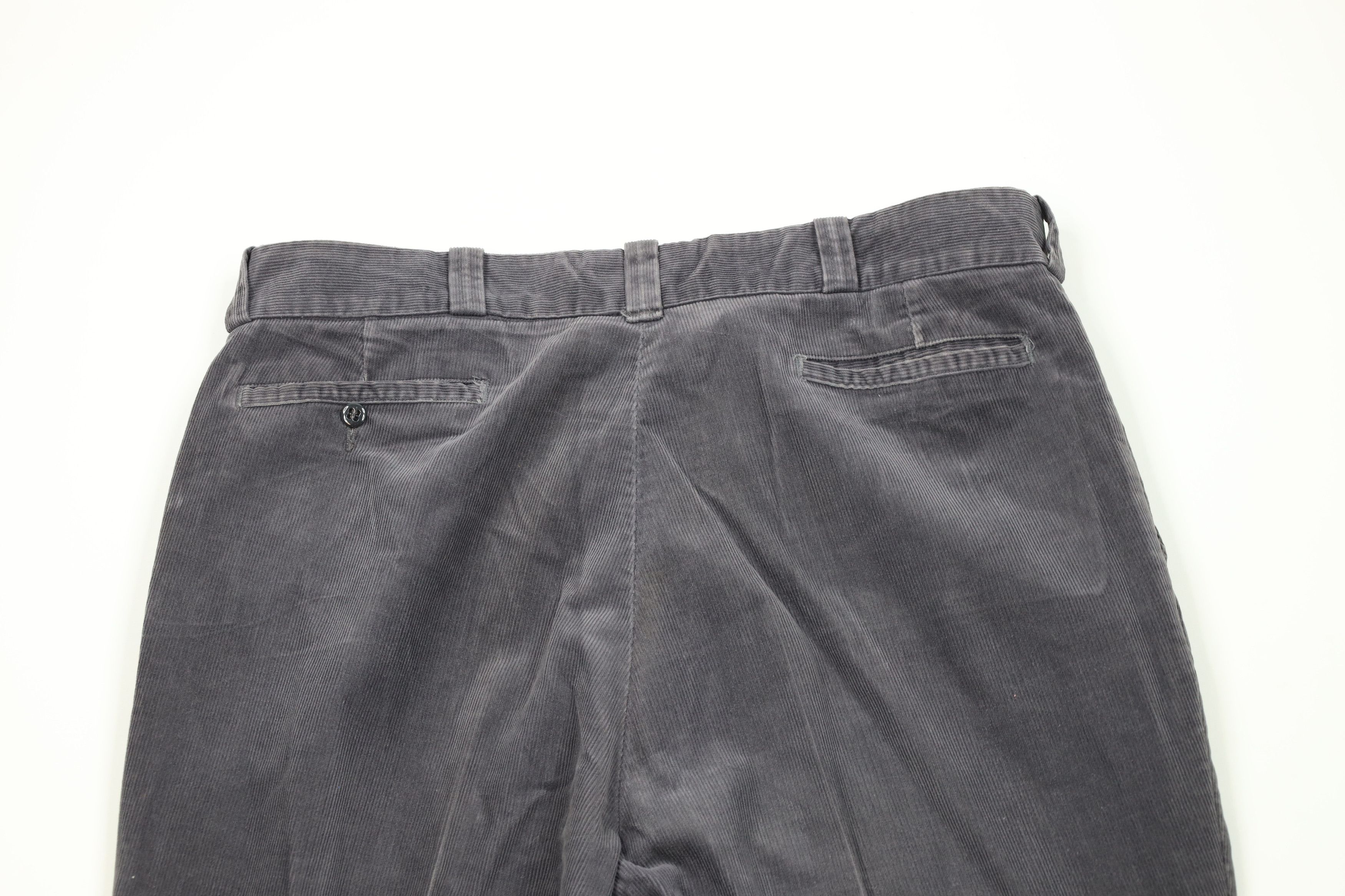Big Mac Vintage 70s Big Mac Wide Leg Corduroy Chino Pants Steel USA Size US 38 / EU 54 - 11 Thumbnail
