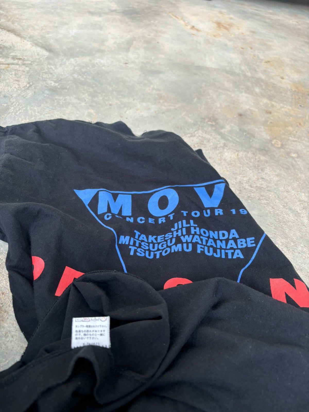 Band Tees × Japanese Brand × Vintage Vintage Move Concert tour 1992 Personz Longsleeve Size US M / EU 48-50 / 2 - 5 Thumbnail