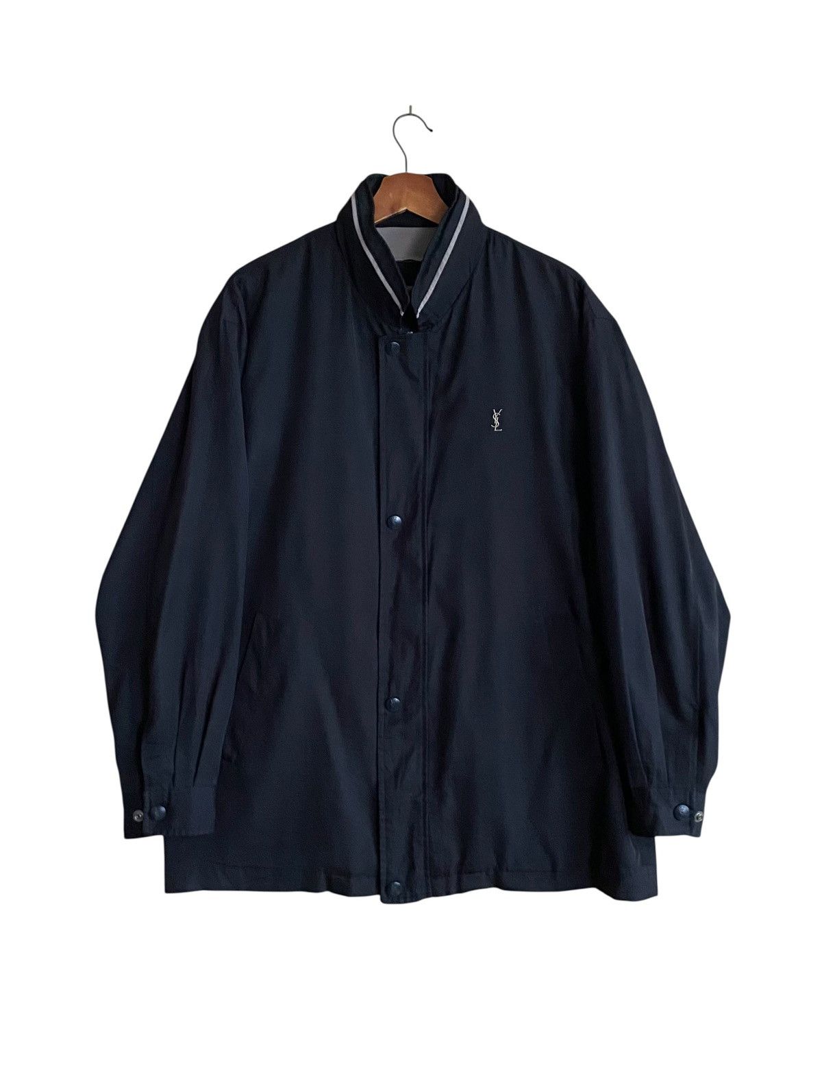 Yves Saint Laurent Rare Design Vintage Yves Saint Laurent Nylon Jacket 1990s Size US L / EU 52-54 / 3 - 1 Thumbnail