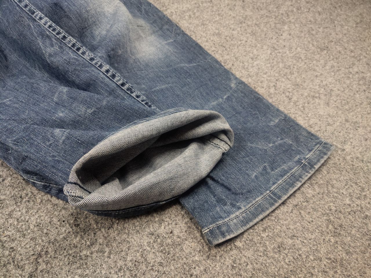 Emporio Armani Vintage Y2K Emporio Armani Embroidered logo Denim Jeans Size US 33 - 8 Thumbnail