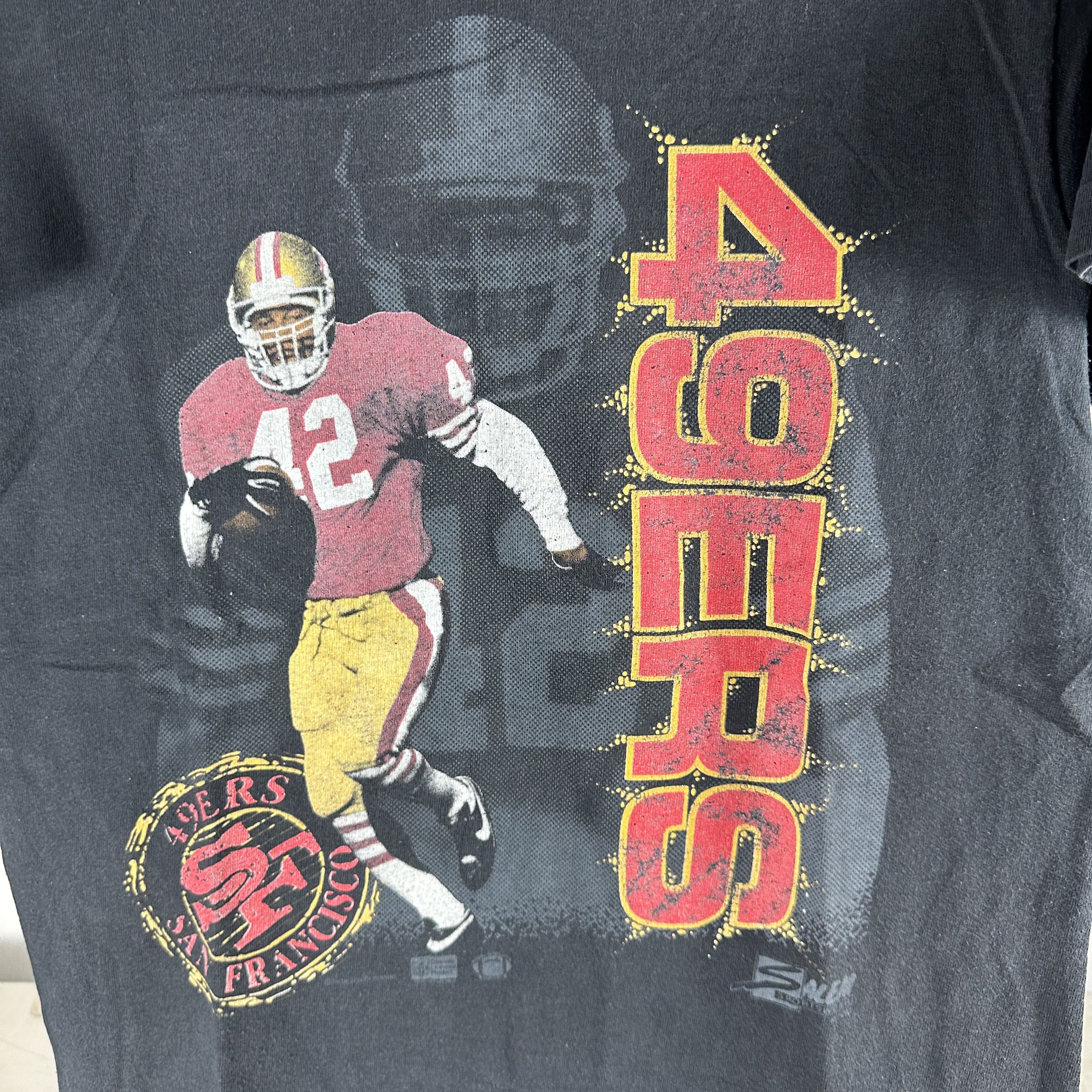 Vintage ​Vintage 1990 Ronnie Lott San Francisco 49ers NFL Salem Tee Size US M / EU 48-50 / 2 - 2 Thumbnail