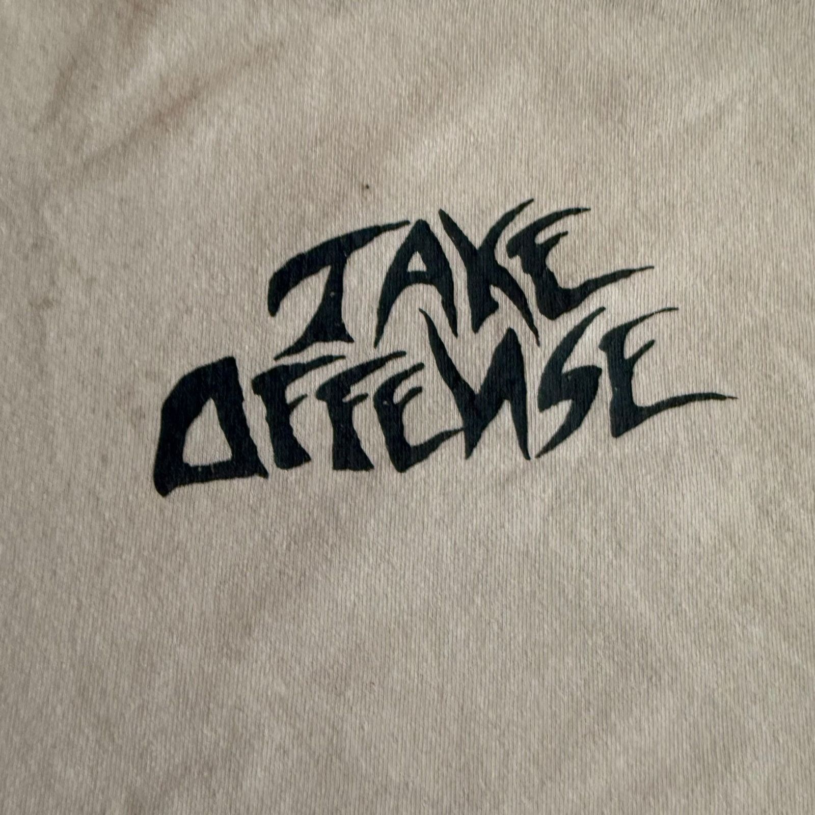 Band Tees Take Offense Crossover Thrash Band White T-Shirt Size L Size US L / EU 52-54 / 3 - 2 Thumbnail