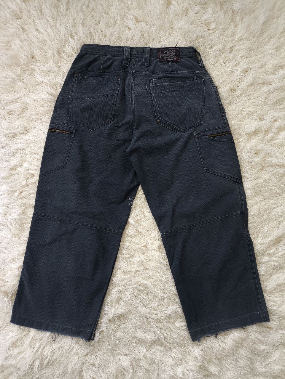 Dogtown DOGMAN Japan Distressed Multipocket Utility Cargo Baggy Pant Size US 34 / EU 50 - 2 Thumbnail
