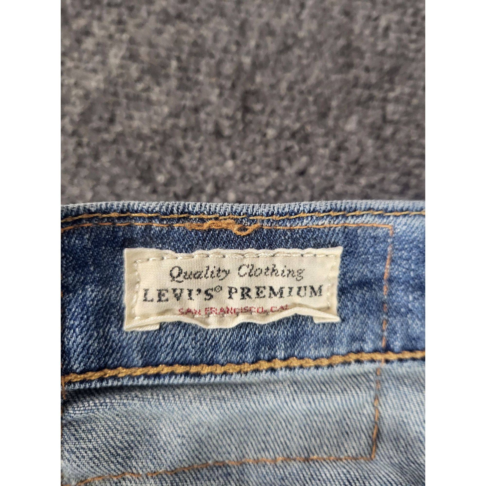 Levi's Levi's Lot 511 Premium Jeans Women Sz 29X30 Blue Denim Casua Size 29" - 9 Thumbnail