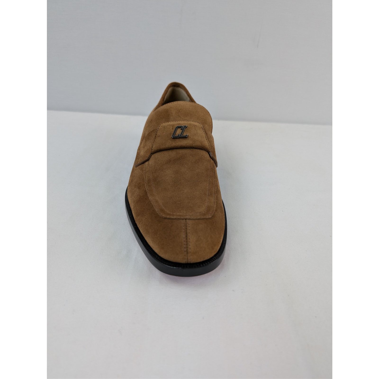Christian Louboutin o1rshd1 Brown Suede Loafers Shoes Boots in Black Sole 46 Size US 13 / EU 46 - 14 Thumbnail