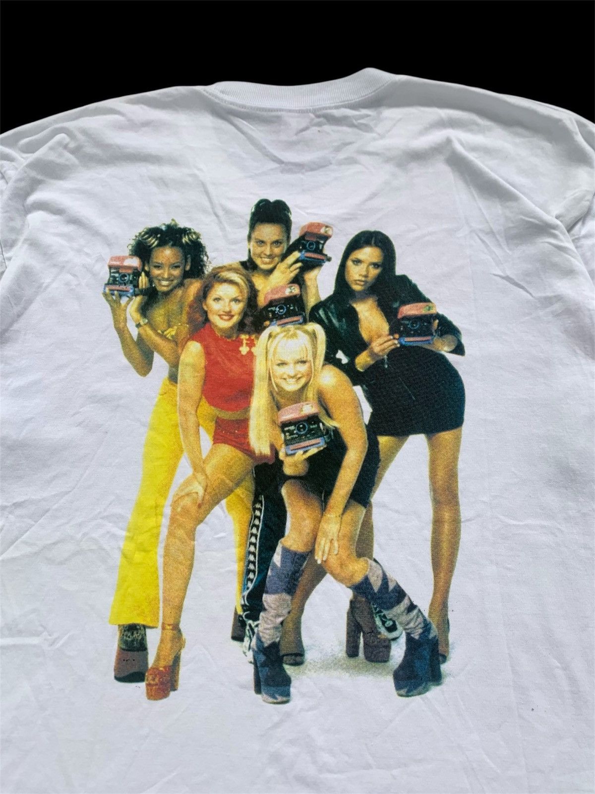Band Tees × Vintage Vintage 90s Spice Girls Promo Tee Polaroid Size US L / EU 52-54 / 3 - 3 Thumbnail