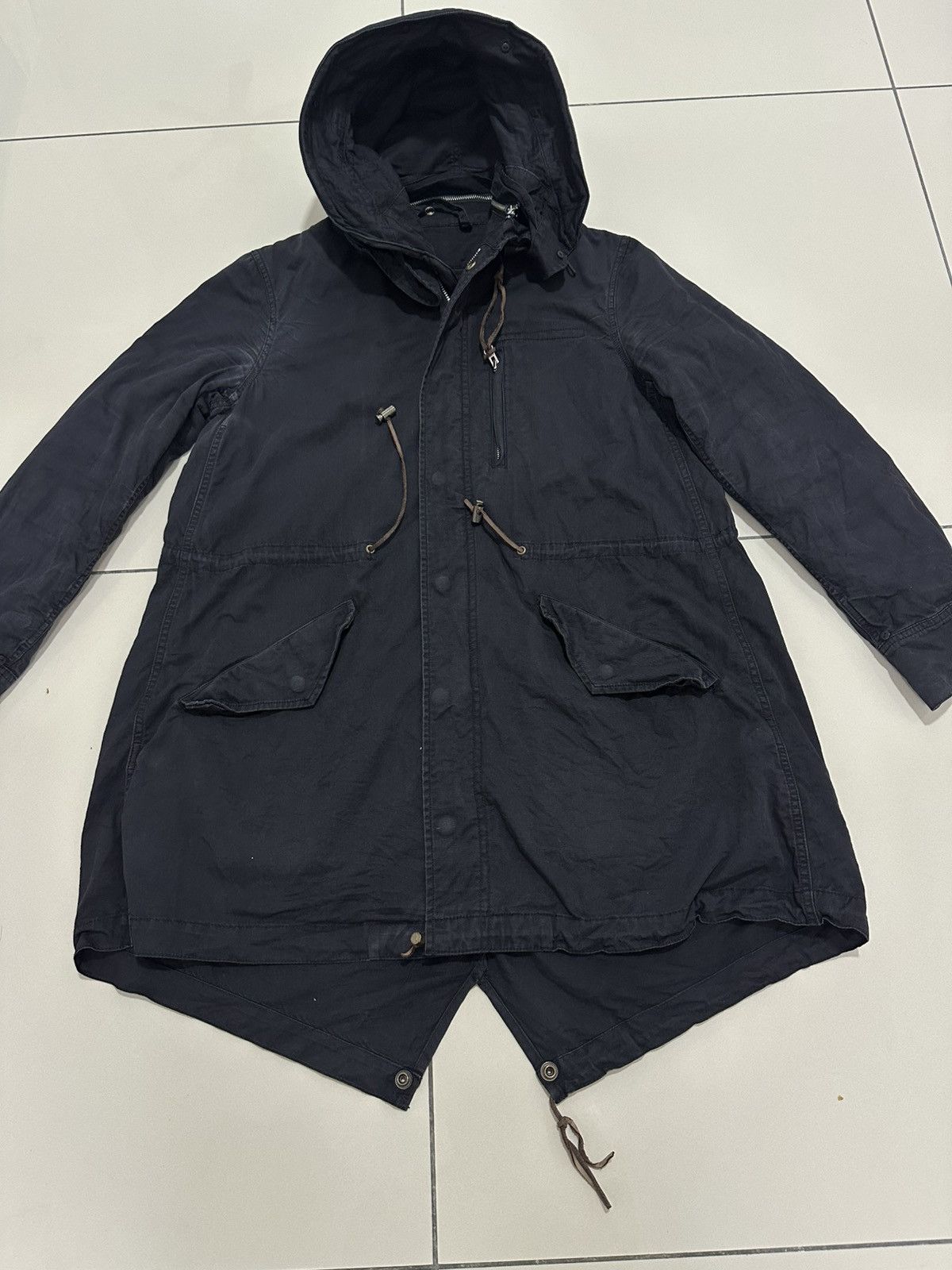Le Grande Bleu (L.G.B.) Japanesse Brand G.O.A Bono Jacket Fishtail Parka Parachute Size US M / EU 48-50 / 2 - 3 Thumbnail