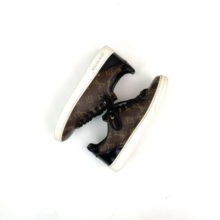 Louis Vuitton Louis Vuitton Frontrow Monogram Canvas Sneakers -2508 Size US 6 / IT 36 - 3 Thumbnail