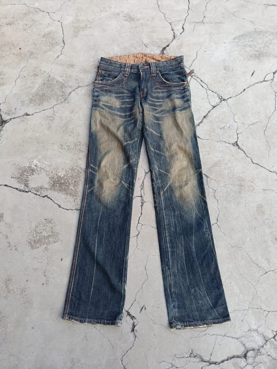 Edwin Edwin 503 Blue Trip Muddy Wash Natural Fades Japanese denim. Size US 28 / EU 44 - 1 Thumbnail