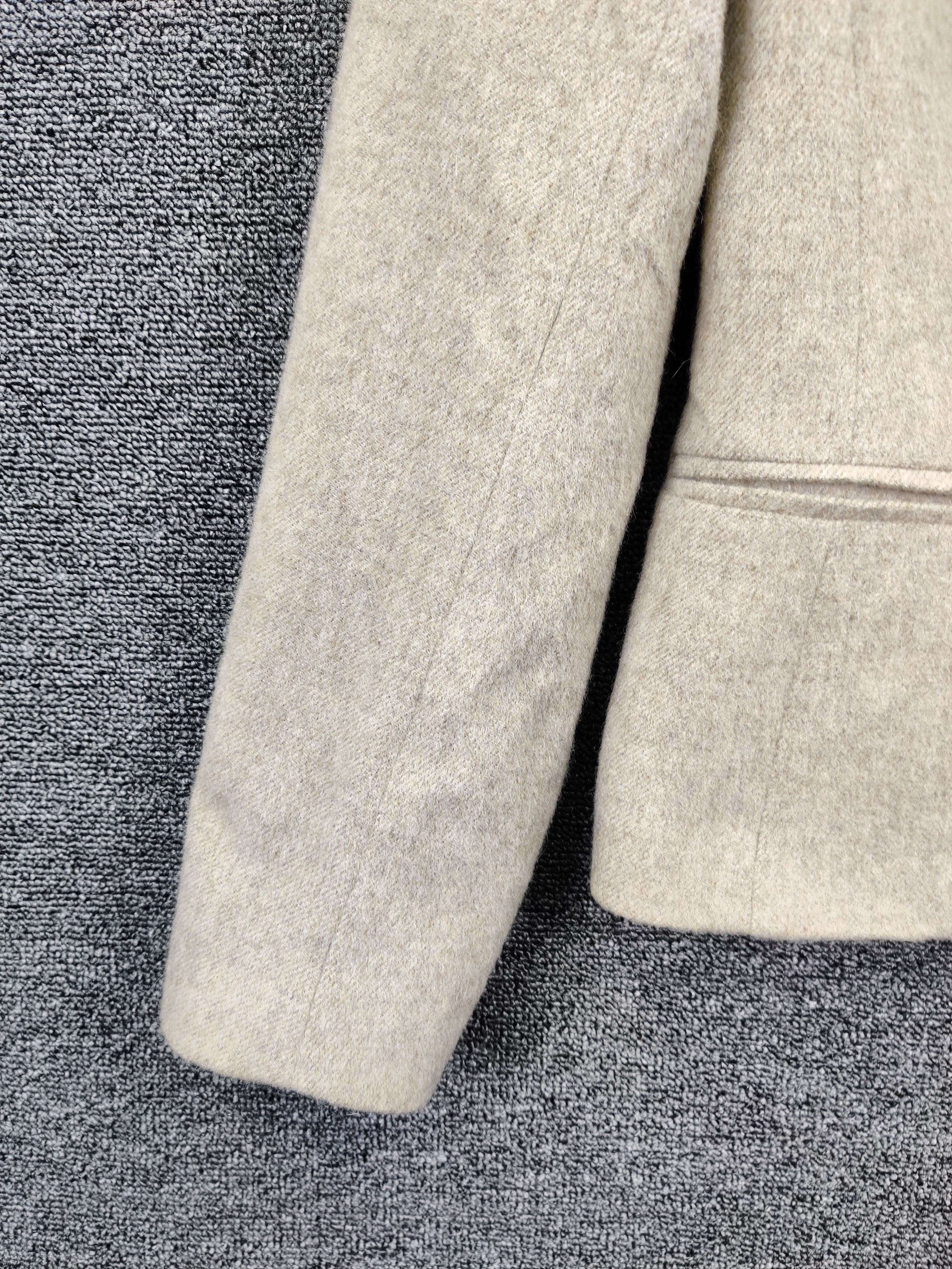 Japanese Brand Vintage Max Mara Wool Single Breasted Cropped Coat Size US S / EU 44-46 / 1 - 4 Thumbnail