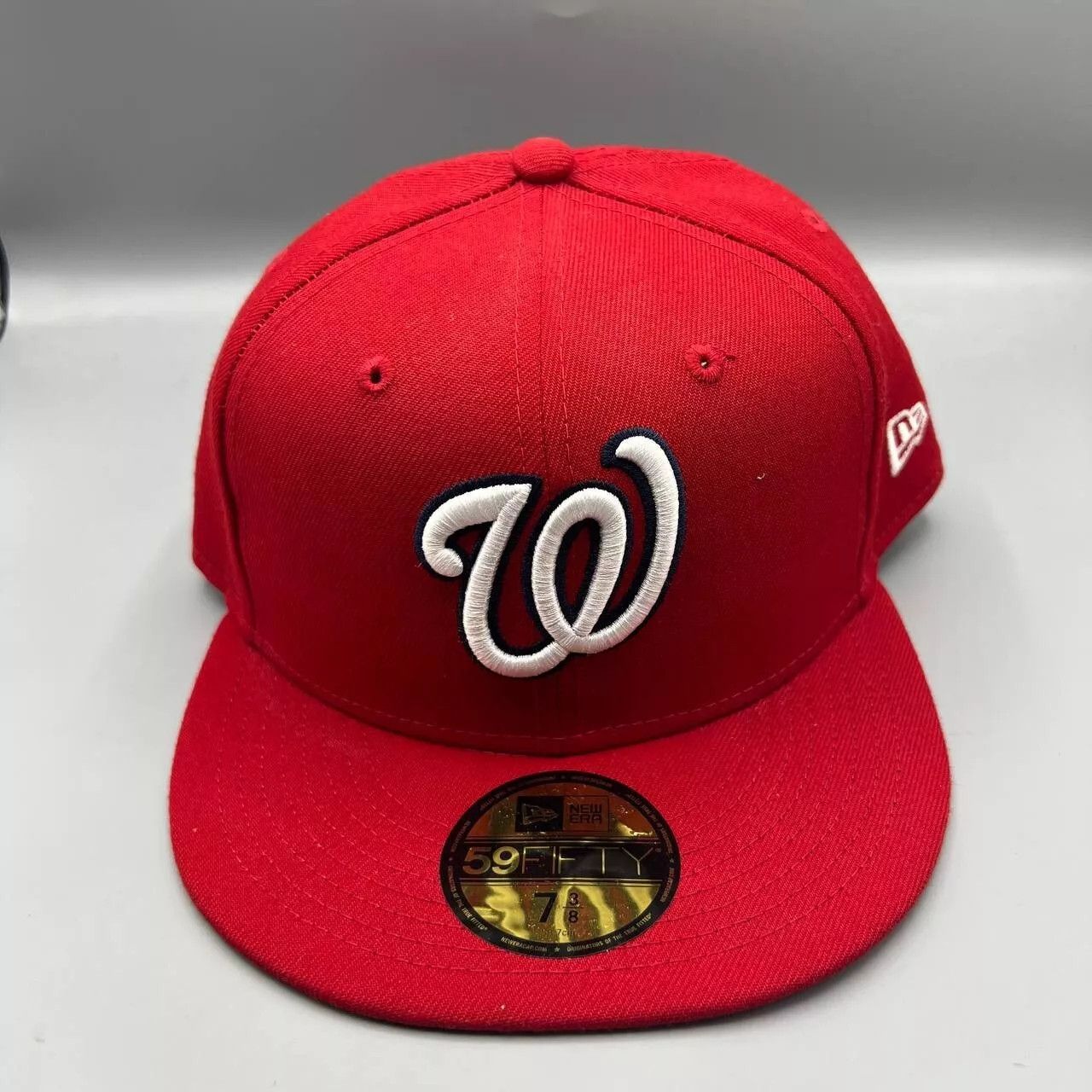 New Era Washington Hat Men 59Fifty New Era MLB Fitted Cap New Size ONE SIZE - 1 Thumbnail