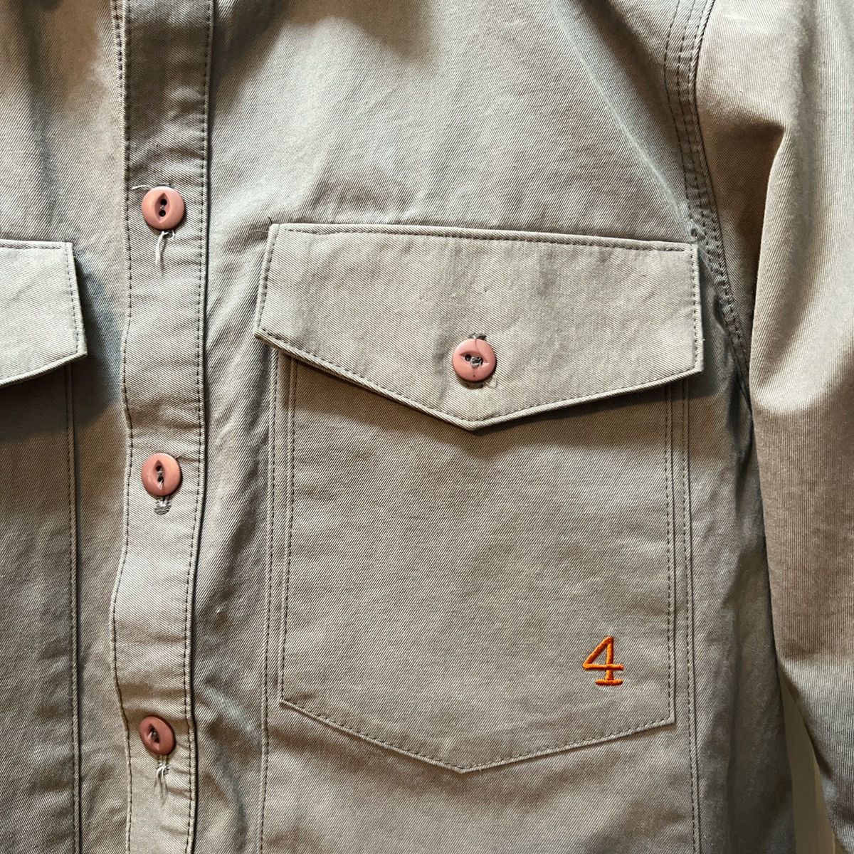 Fourstar Fourstar 4Q Chore Coat Max Schaff - Gray (S) Size US S / EU 44-46 / 1 - 3 Thumbnail