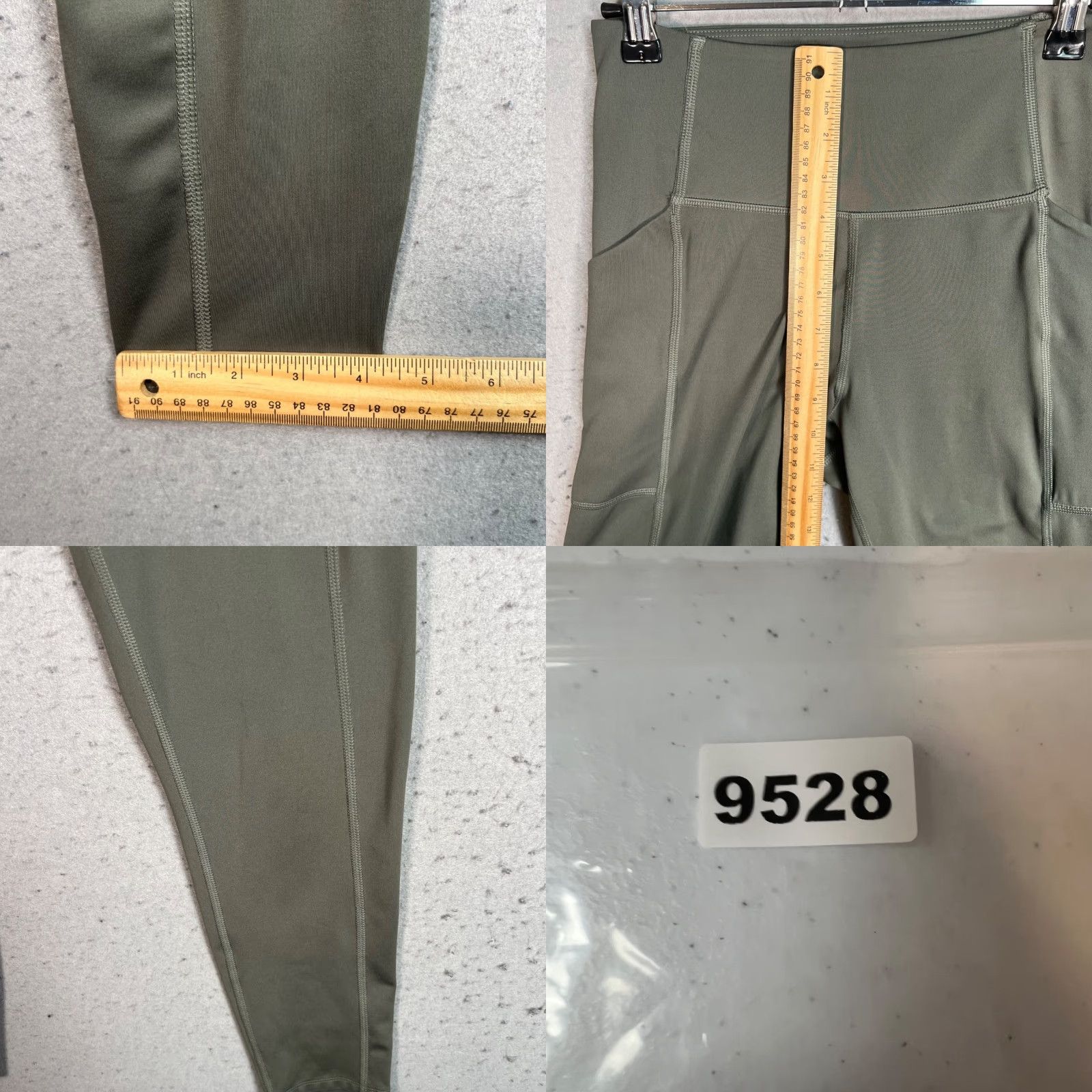 Girlfriend Collective VINTAGE Girlfriend Collective High-Rise Legging Size Small Olive Green Gym Athletic Size 28" / US 6 / IT 42 - 8 Thumbnail