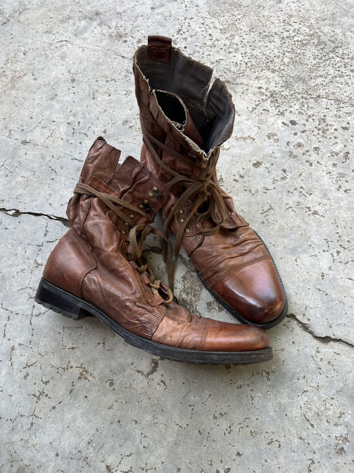Japanese Brand Archive T2[in] Leather Boots Size US 10 / EU 43 - 5 Thumbnail