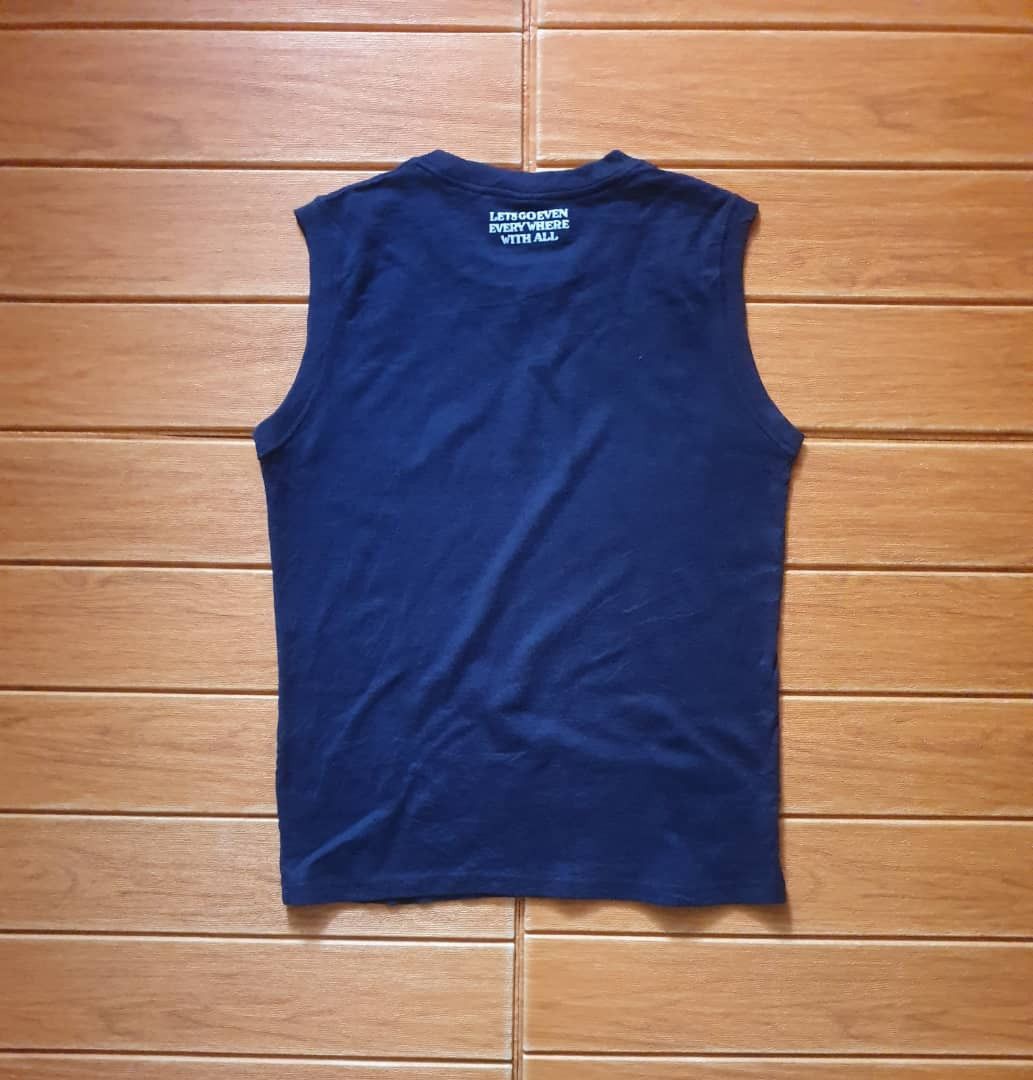 Japanese Brand Raggedly blue colour Sleeveless Shirt Size US M / EU 48-50 / 2 - 7 Thumbnail