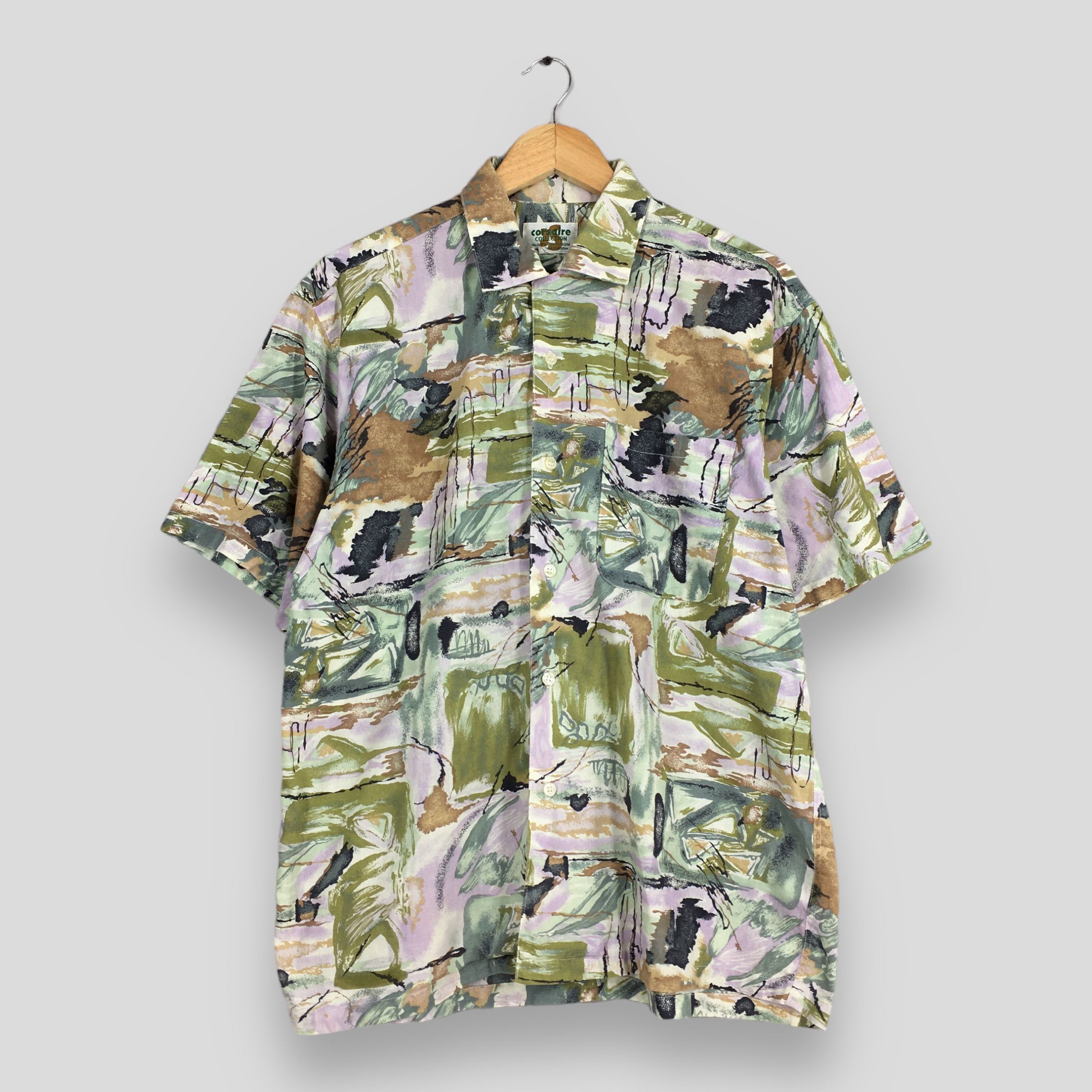 Other Vintage Psychedelic Hawaiian Pop Art Aloha Cotton Shirt Size US M / EU 48-50 / 2 - 1 Thumbnail