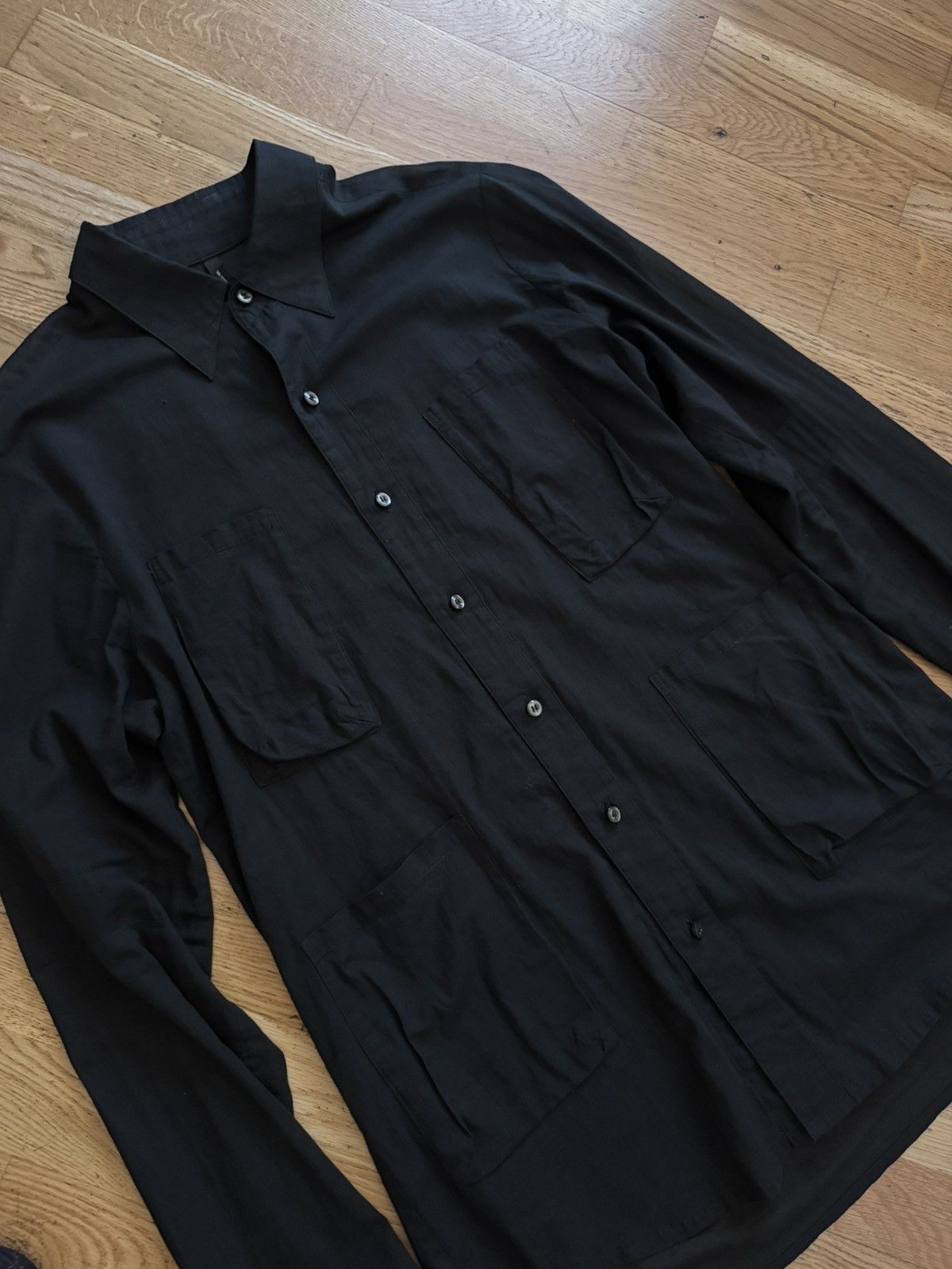 Nude: Masahiko Maruyama Nude:Masahiko Maruyama Shirt Black Size 3 Large Size US L / EU 52-54 / 3 - 2 Thumbnail