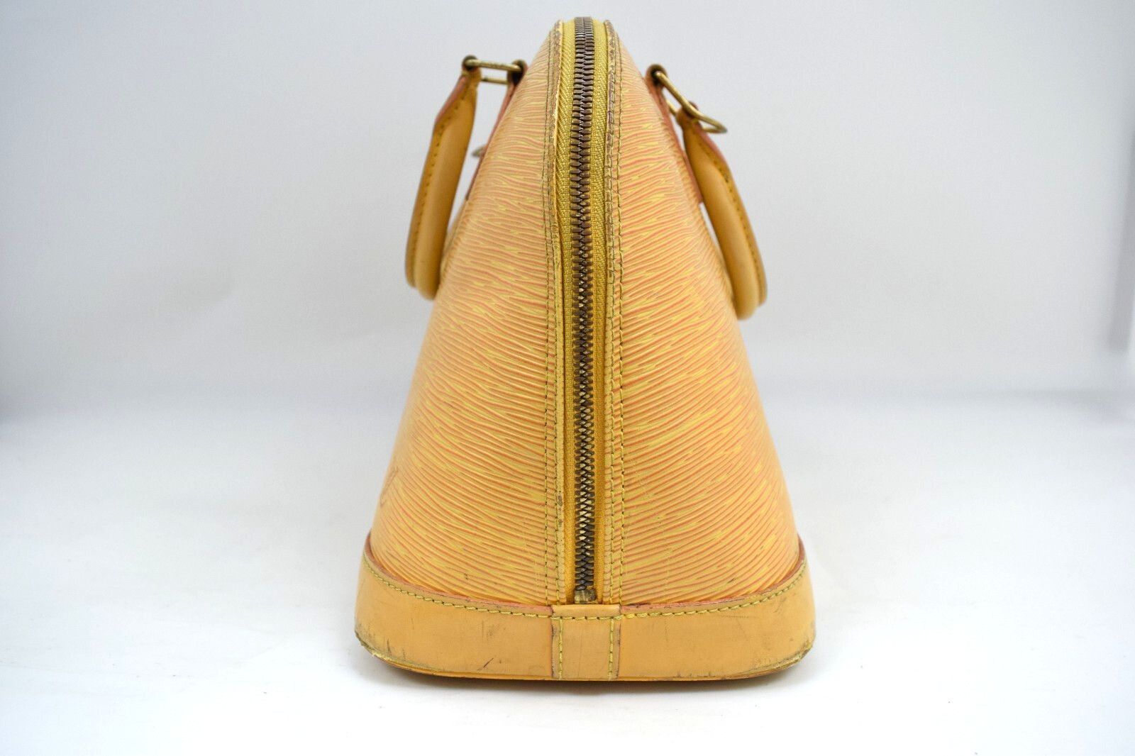 Louis Vuitton Louis Vuitton Alma Hand Bag Epi Leather Yellow M52149 Size ONE SIZE - 6 Thumbnail