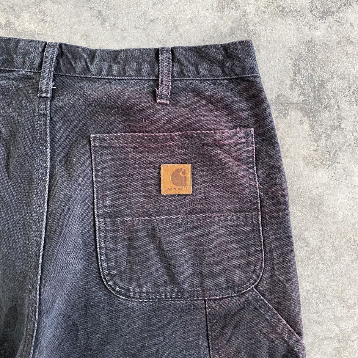 Carhartt Trashed VTG Carhartt Faded Dirty Carpenter Workwear Pants Size US 33 - 21 Thumbnail