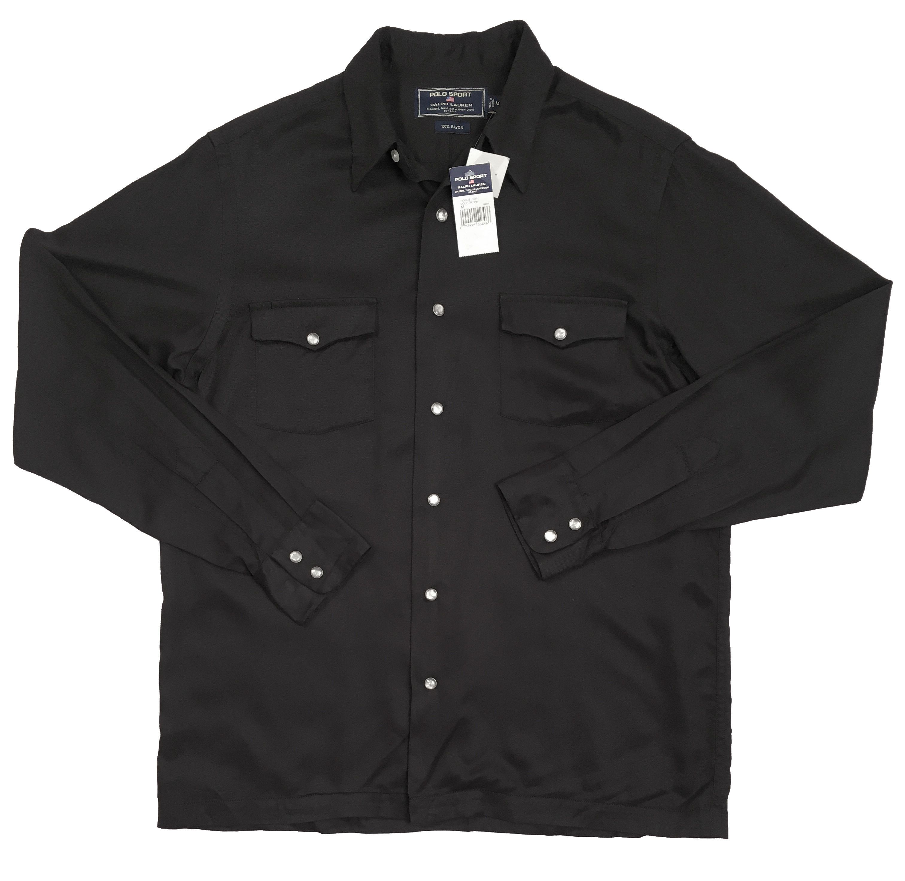 Polo Ralph Lauren NEW Vintage Polo Sport Ralph Lauren Western Shirt! Med Black Size US M / EU 48-50 / 2 - 1 Thumbnail