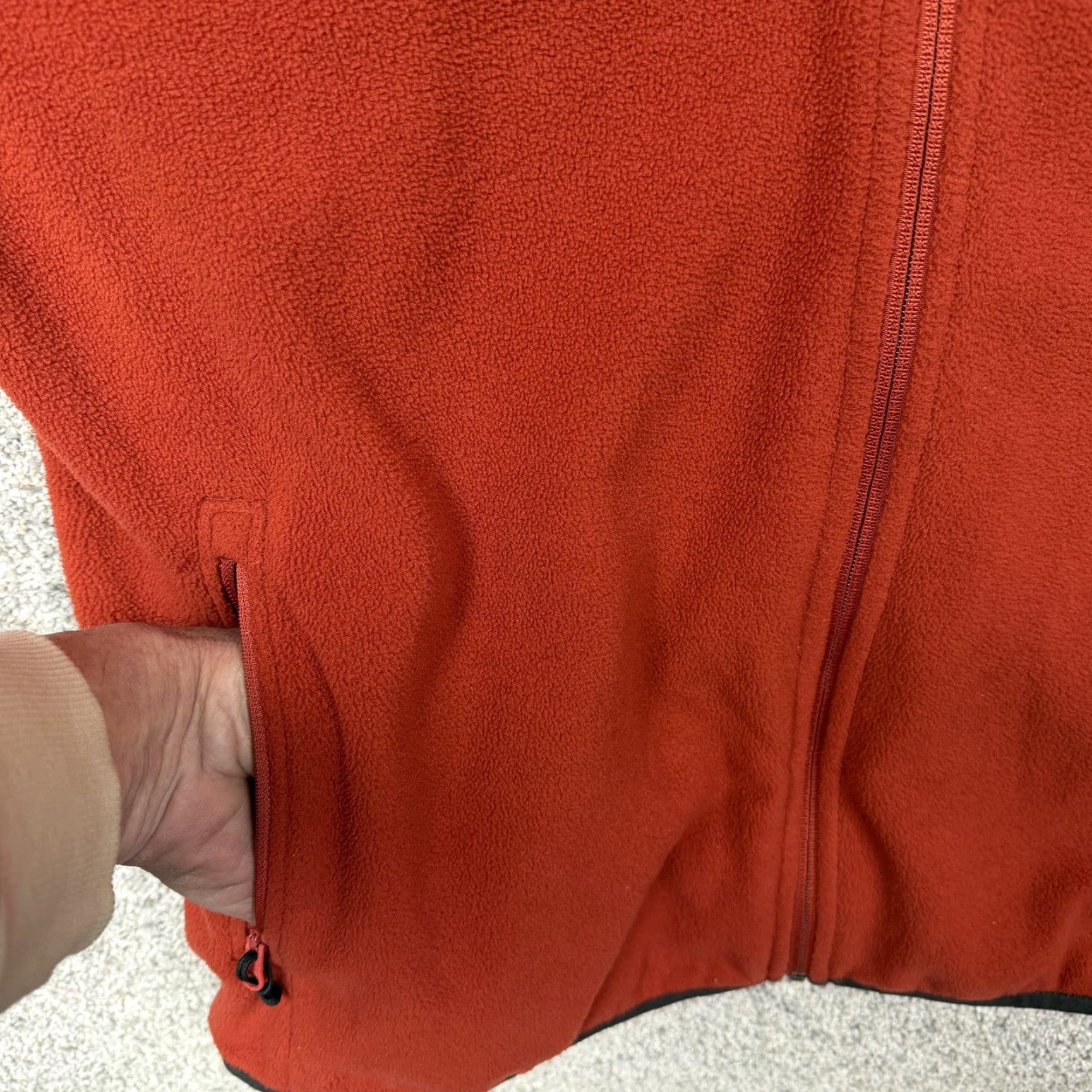 Merrell Merrell Fleece Jacket Mens XL Orange Full Zip Thermal Hiking Outdoor Gorpcore Size US XL / EU 56 / 4 - 5 Thumbnail