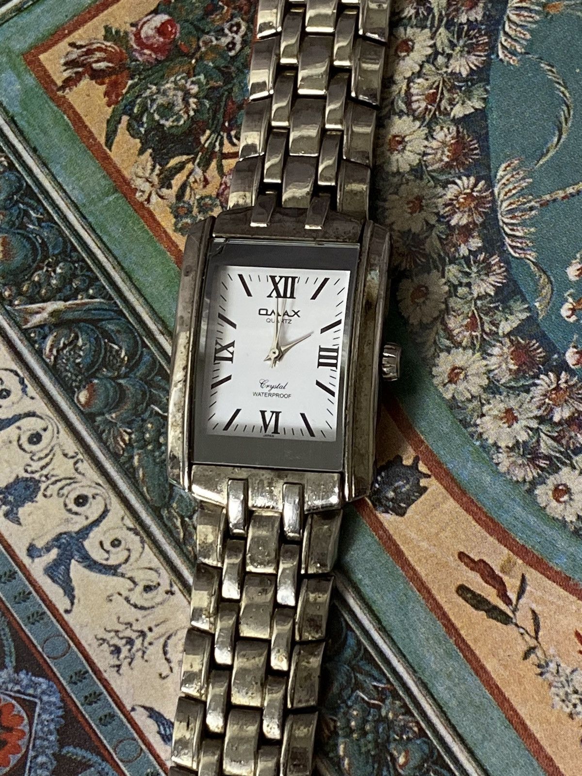 Japanese Brand OMAX Quartz Vintage Rectangular Watch Size ONE SIZE - 5 Thumbnail