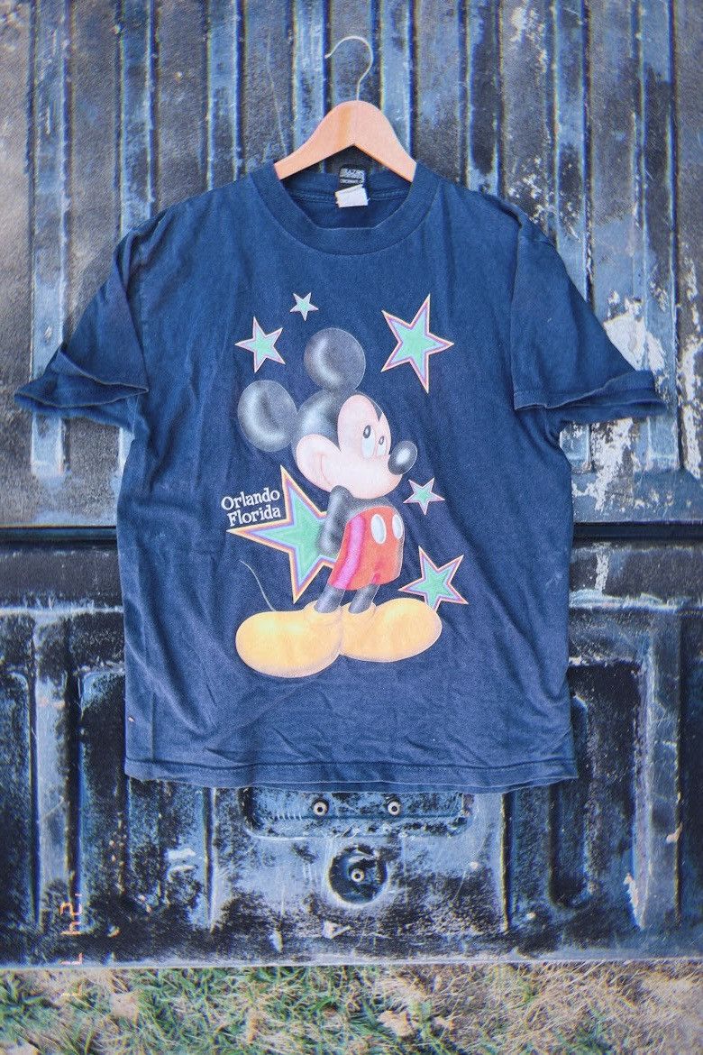 Disney × Vintage 90s Mickey Mouse tee Size US L / EU 52-54 / 3 - 2 Thumbnail