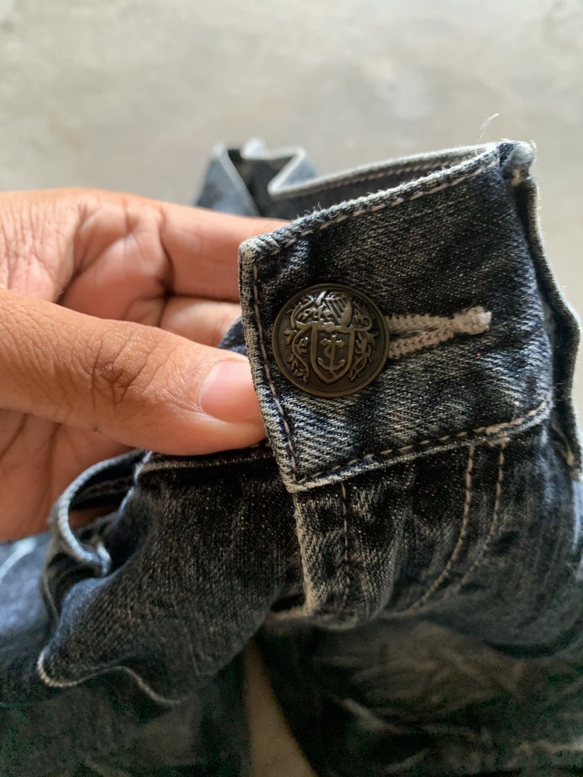 Japanese Brand FLARE SORRIDERE SICK WHISKERED WASHED JAPANESE GRUNGE Size US 33 - 4 Thumbnail