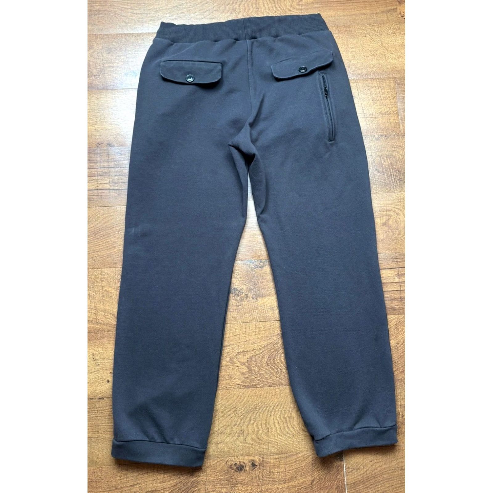 Adidas VINTAGE Adidas Y-3 Yohji Yamamoto Terry Heavyweight Sweatpants Men’s 2XL Black Size US 39 - 3 Thumbnail